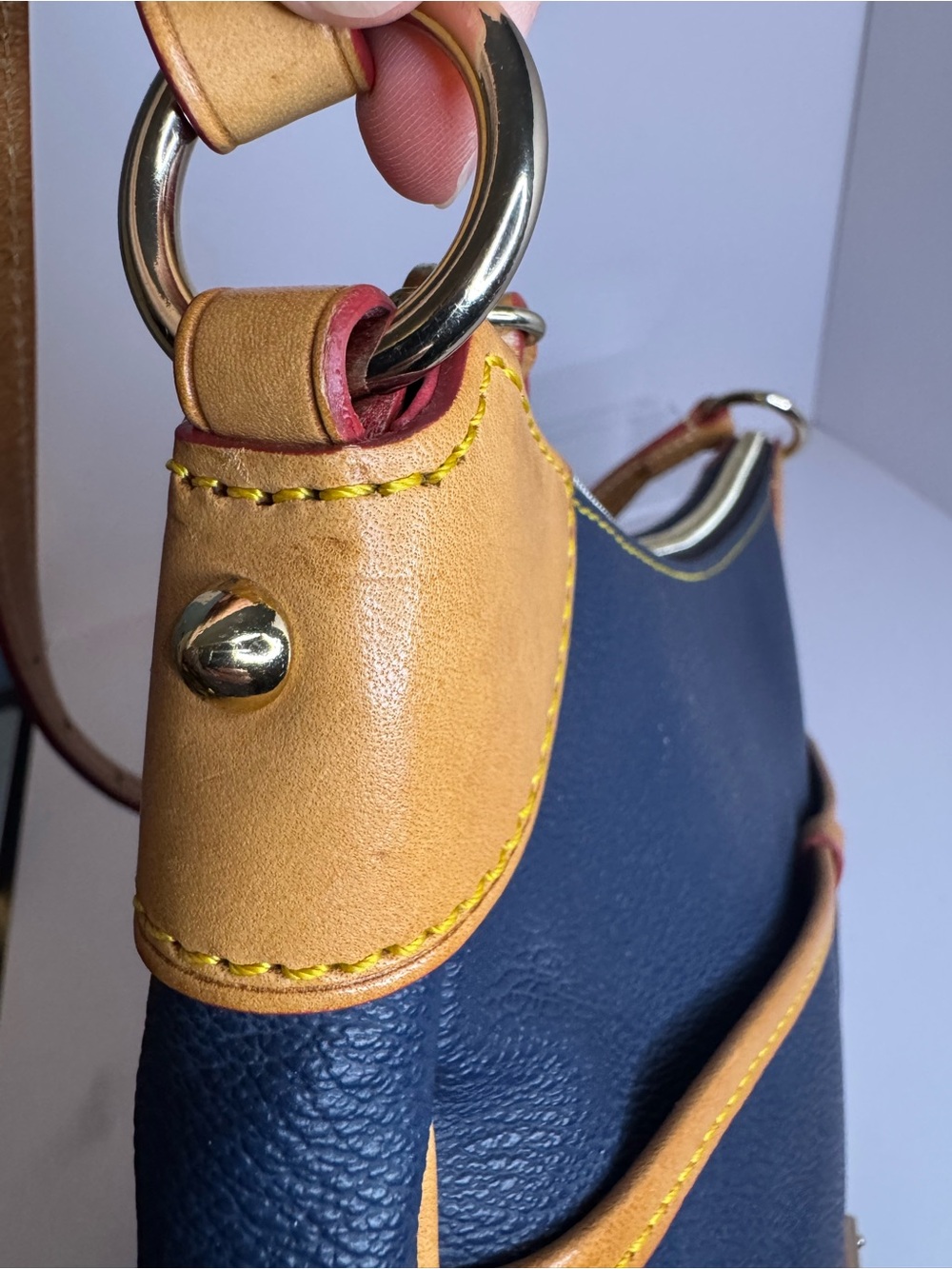 #368 Dooney & Bourke Kimberly Pebble Grain Small Shoulder Bag - Picture 12 of 17